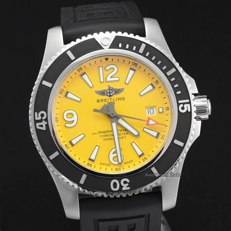 breitling superocean 44 yellow